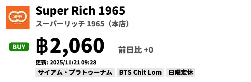 Super Rich 1965 スーパーリッチ 1965（本店）