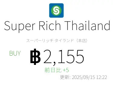 Super Rich Thailand スーパーリッチ タイランド（本店）