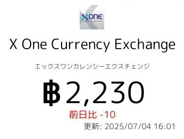 X One Currency Exchange エックスワンカレンシーエクスチェンジ