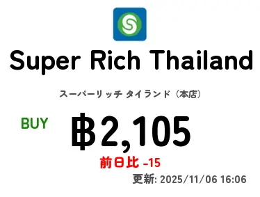 Super Rich Thailand スーパーリッチ タイランド（本店）